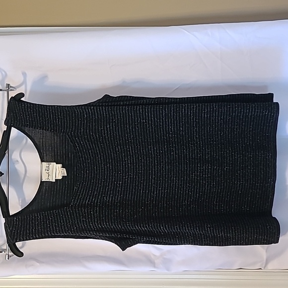 Joseph Ribkoff Tops - Joseph Ribkoff Black/Silver Sleeveless U Neck Top Womens Sz 18
